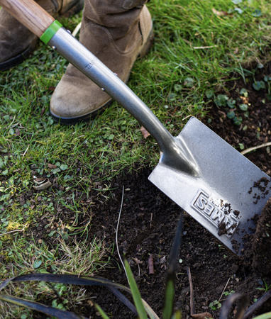 AMES Border Spade - Carbon Steel - image 2