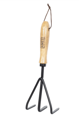 AMES Hand 3 Prong Cultivator - Carbon Steel - image 1