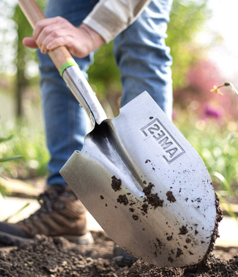 AMES Pointed Shovel - Carbon Steel - image 3