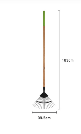 AMES Wire Leaf Rake 16T Round - Carbon Steel - image 4