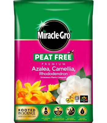 Miracle-Gro® Peat Free Premium Azalea, Camellia & Rhododendron Ericaceous Compost