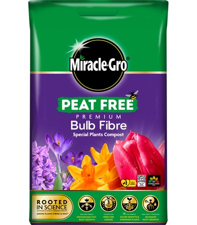 Miracle-Gro® Peat Free Premium Bulb Fibre Enriched Compost